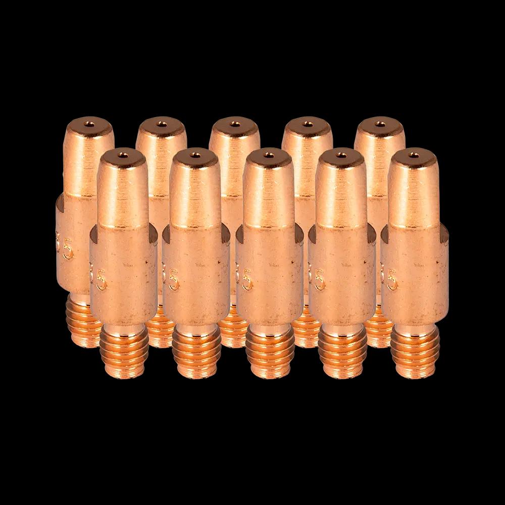 Binzel Style M6x8mm Aluminium Contact Tips